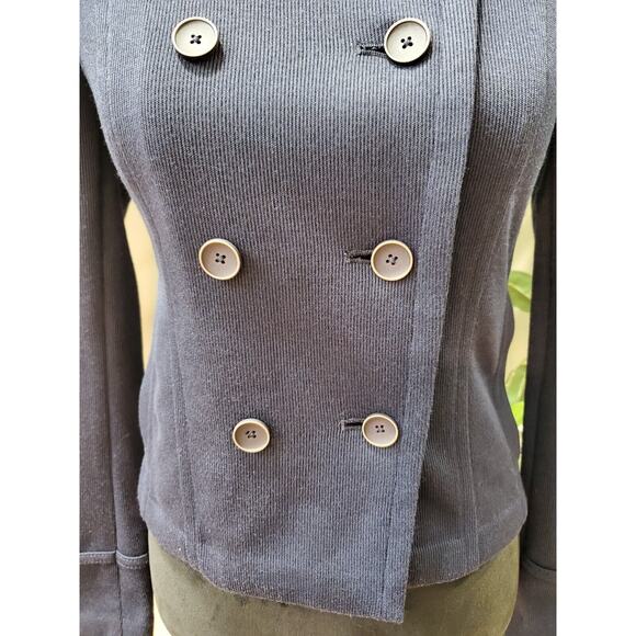 Loft Women's Blue Polyester Long Sleeve Buttons Front Cardigan Size X-Small - Picture 7 of 12